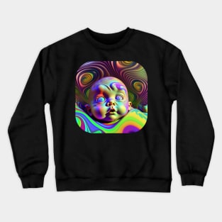 Abstract Trippy Psychedelic Baby Crewneck Sweatshirt